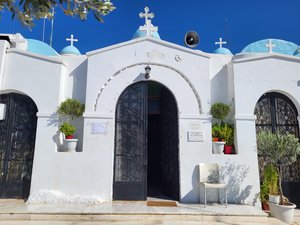 Chapel of St. George on Mount Lycabettus in Athens
